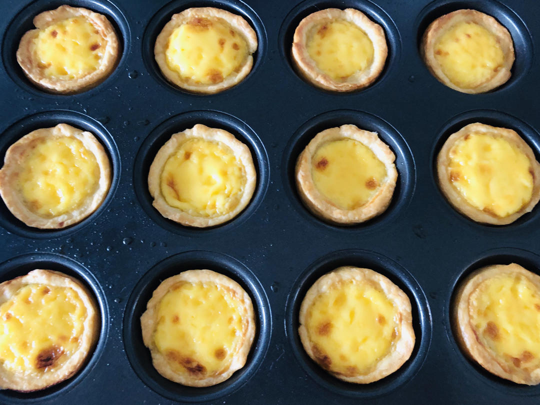 超级好吃的自制葡式蛋挞（从皮到蛋挞液）