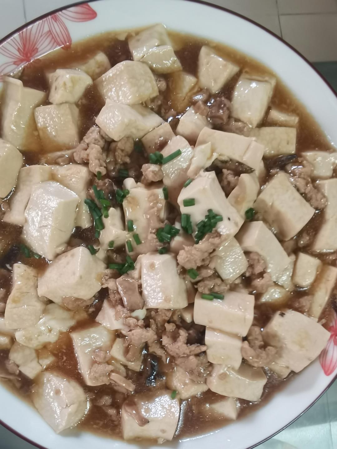 肉末嫩豆腐｜嫩滑口感爽口！这道快手菜超级下饭！！（减脂少油版）