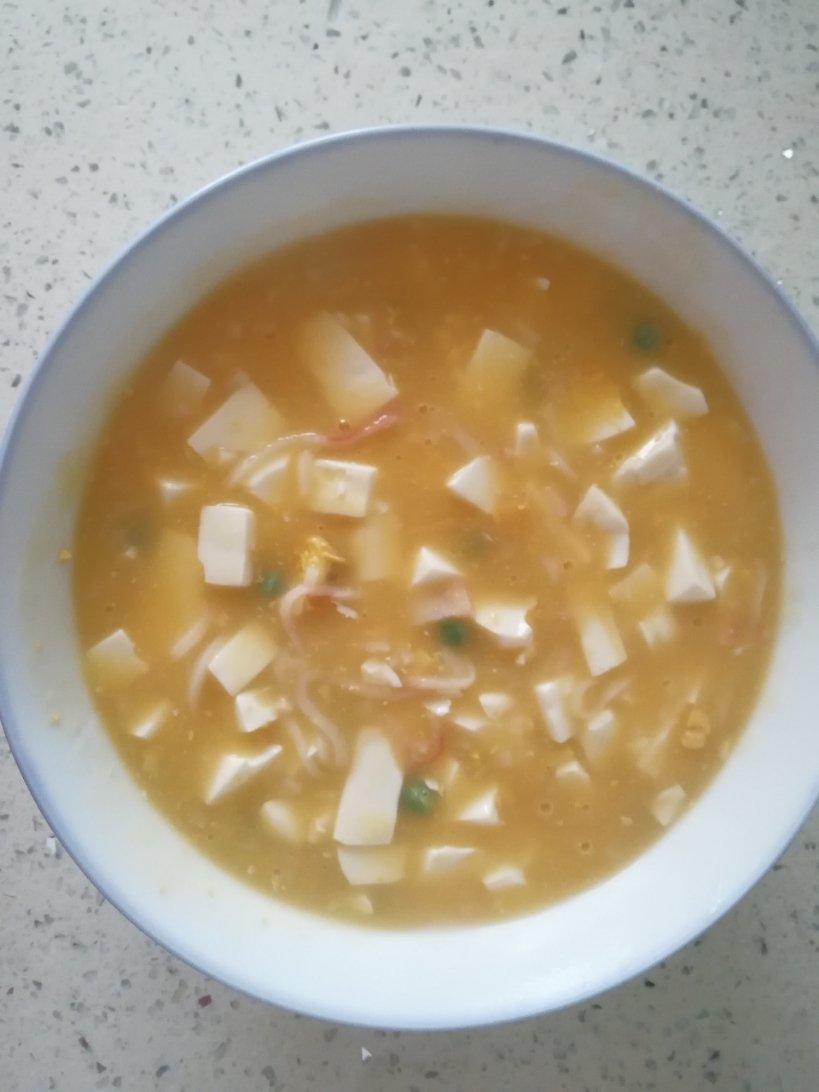 蟹黄豆腐（咸蛋黄版）