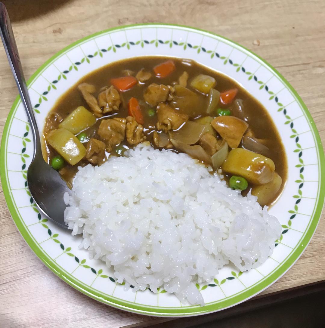 完美的咖喱鸡腿饭
