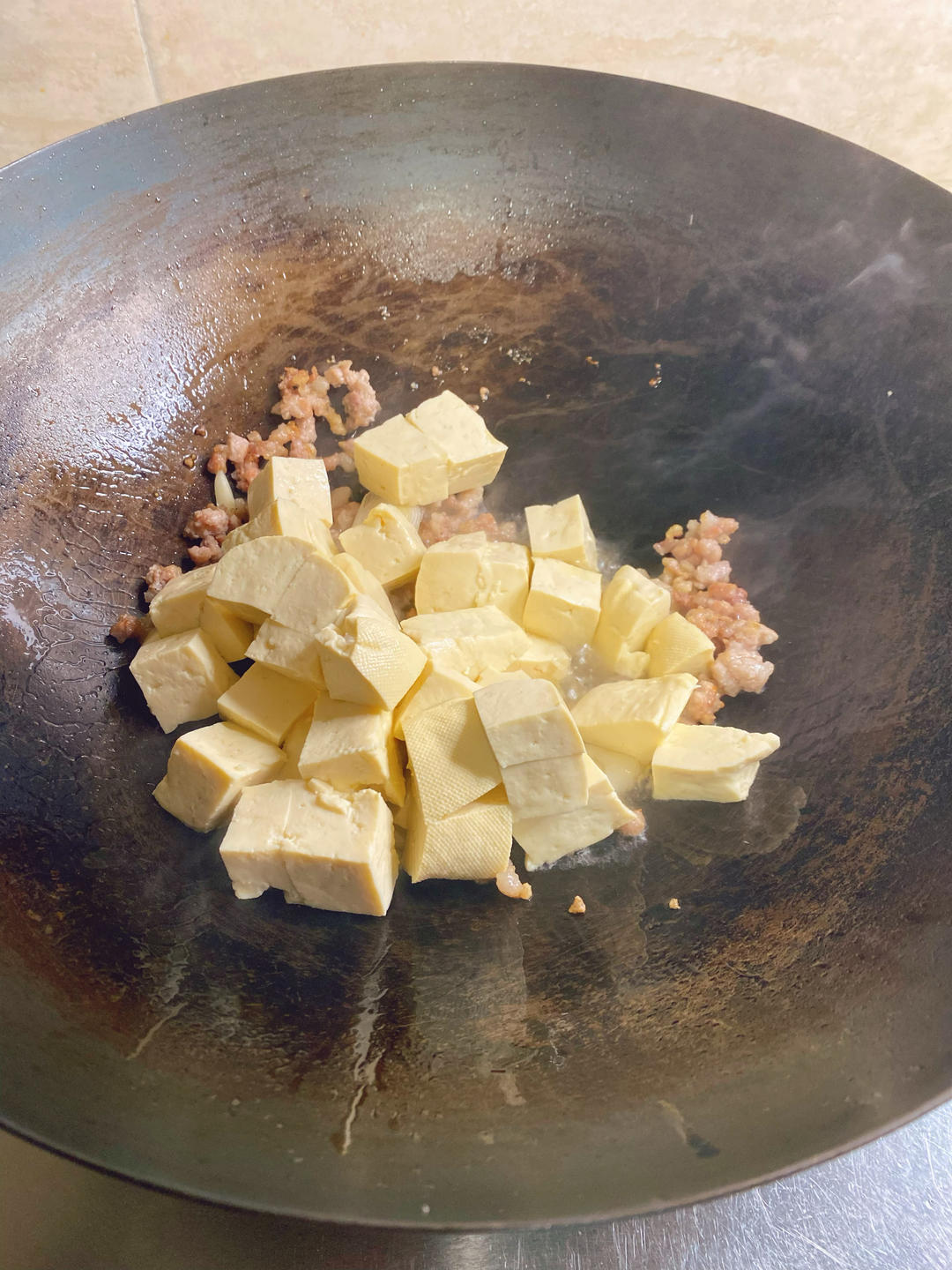 肉末豆腐～超级下饭的做法 步骤3