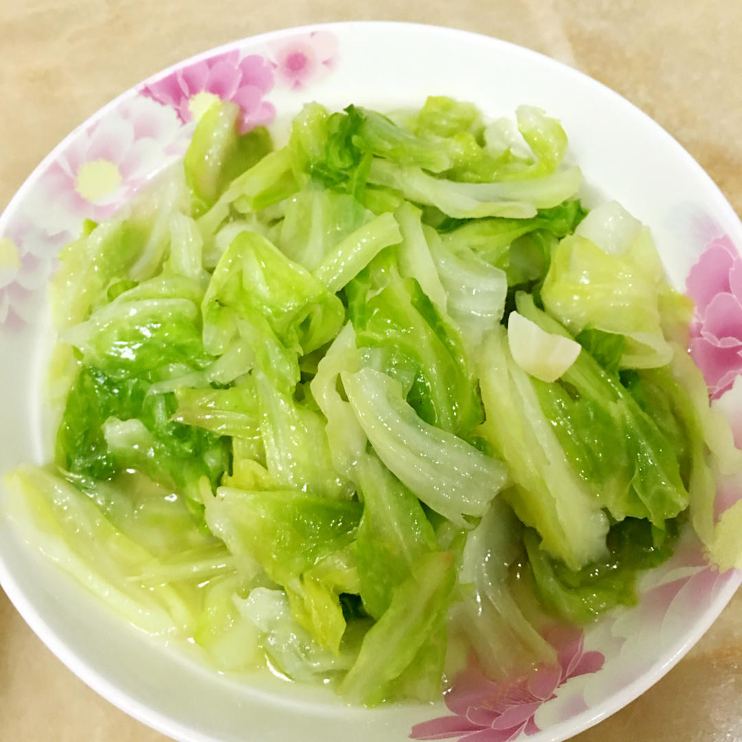 麦芽糖月月做的清炒包菜