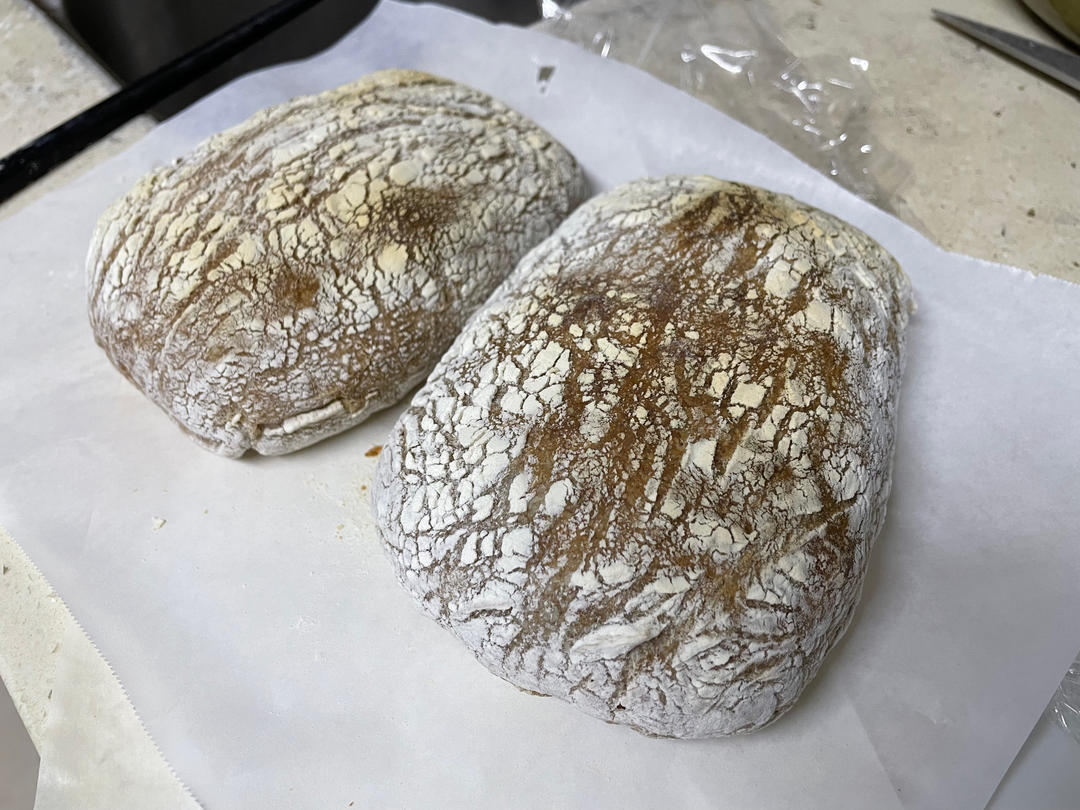 黑麦恰巴塔丨直接法·免酵种·新手友好