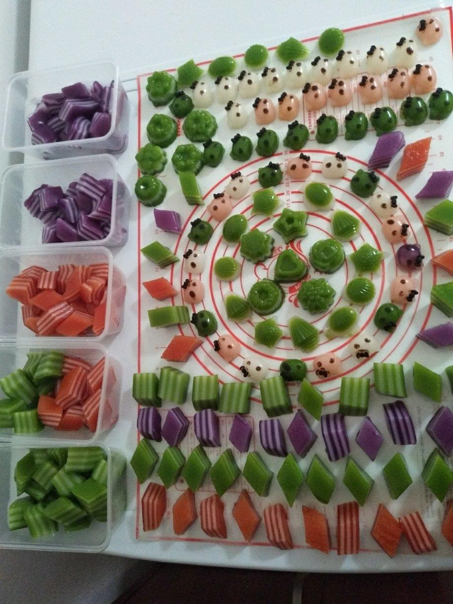 香兰叶椰汁糕（非香兰色素）