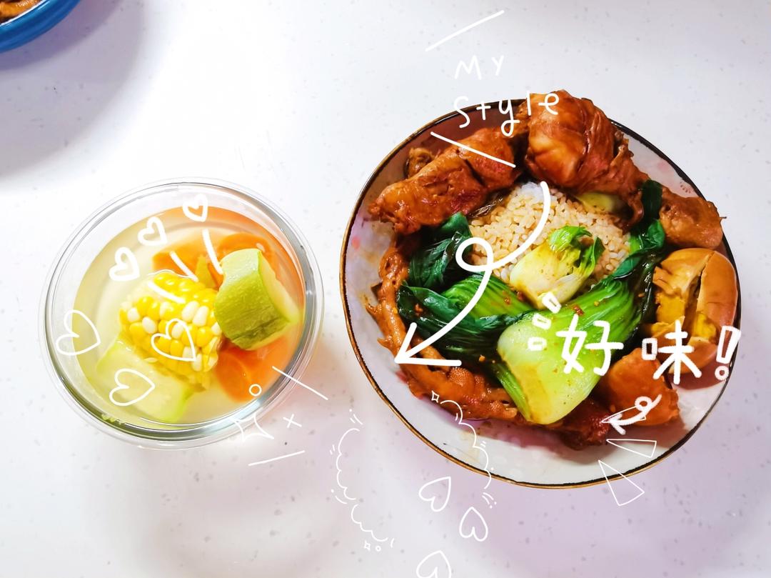 爆好吃的卤鸡腿 卤蛋❗电饭煲 炒锅都可以做~