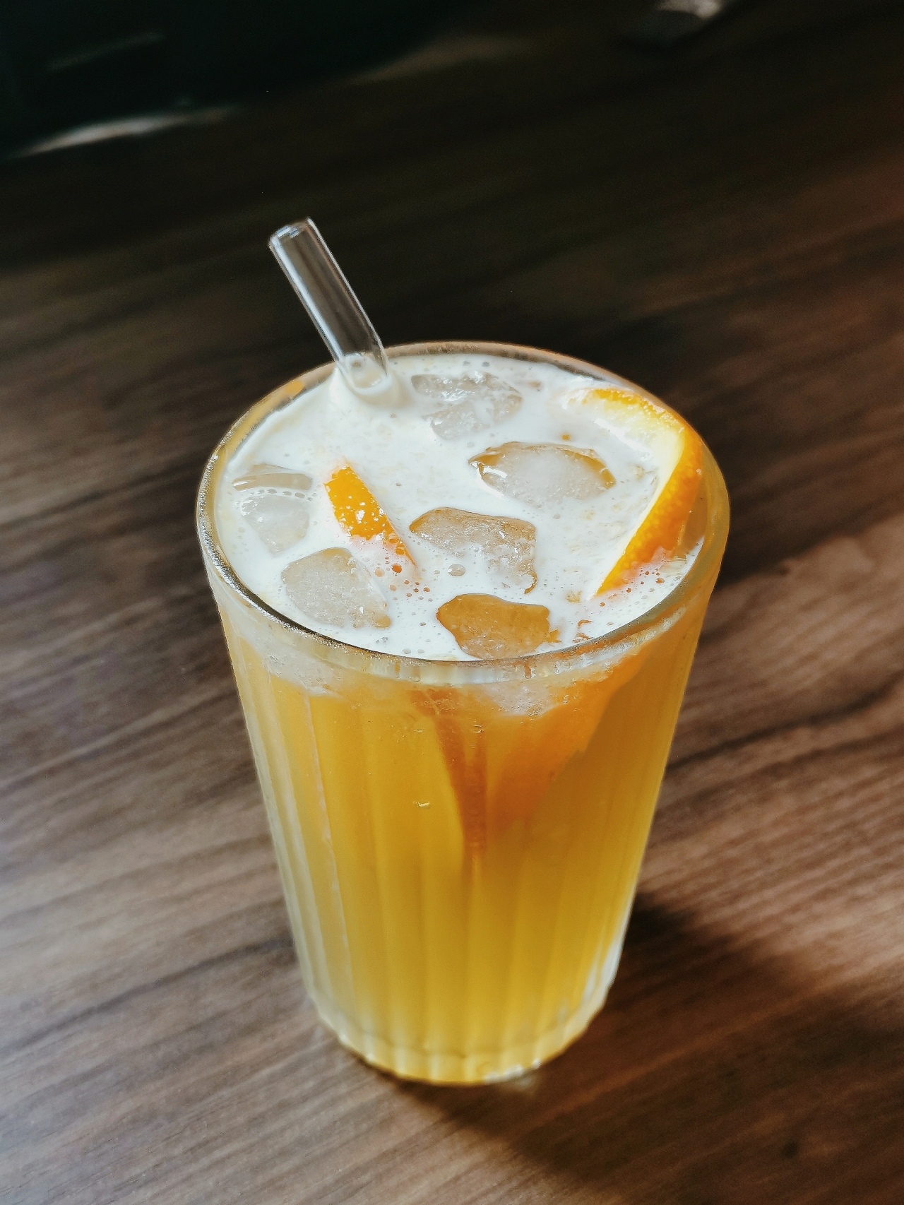 橙子茉莉冰茶（模仿霸气橙子）