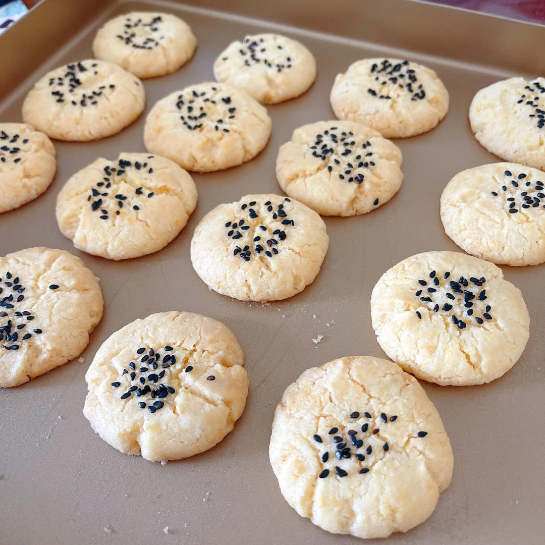 花生桃酥～普通面粉版