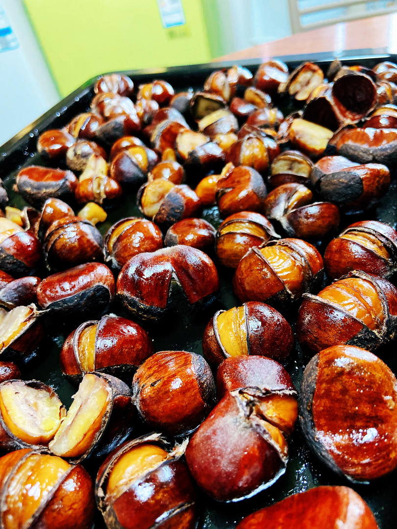 ‼️香甜软糯‼️轻松好剥㊙️烤箱版糖炒栗子