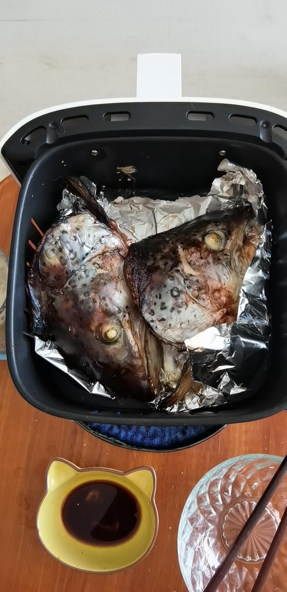 日式烤三文鱼头（空气炸锅版）