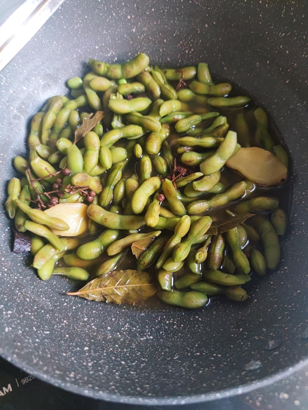 豪华版水煮毛豆