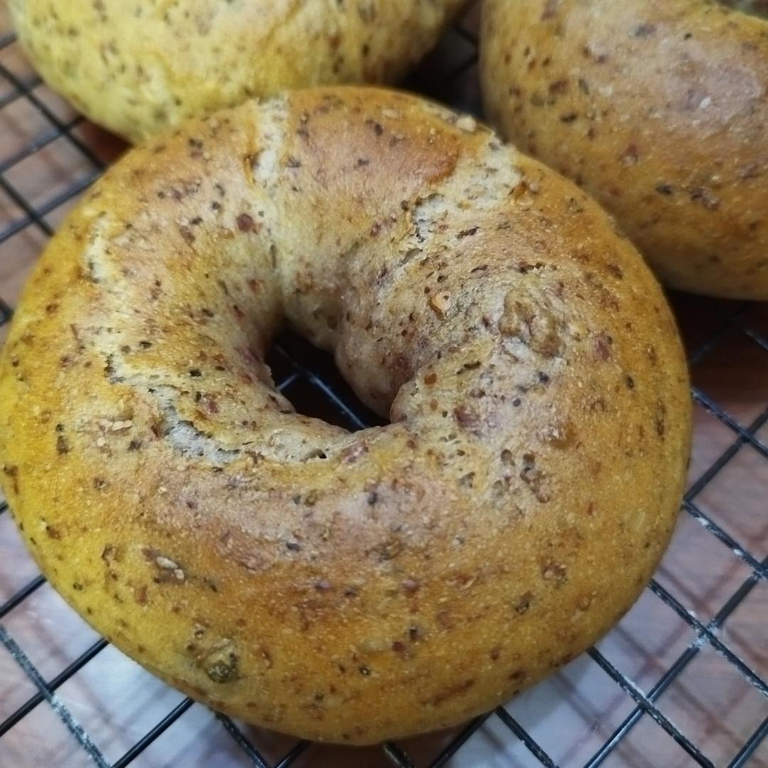 四季减脂神物4⃣️：
酒酿玫瑰贝果