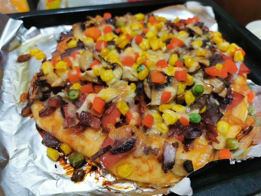 儿子说比BSK好吃的披萨（含披萨酱、饼底做法）