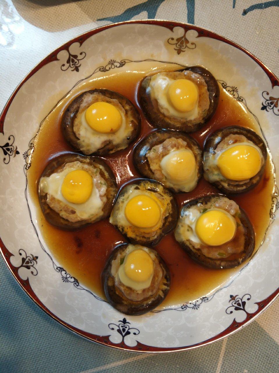 香菇肉末蒸鹌鹑蛋