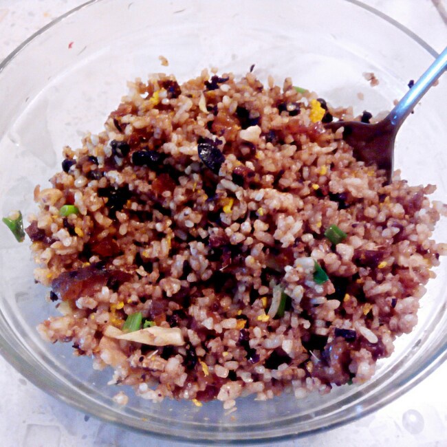 豆豉鲮鱼炒饭
