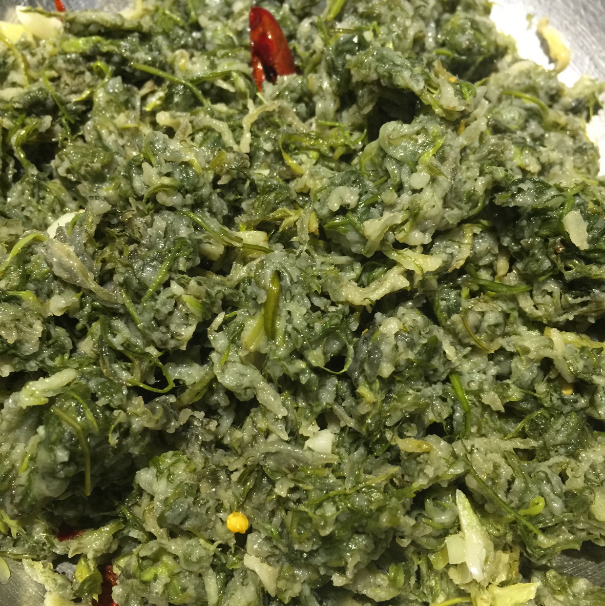 那一抹蔷薇做的白蒿蒸麦饭