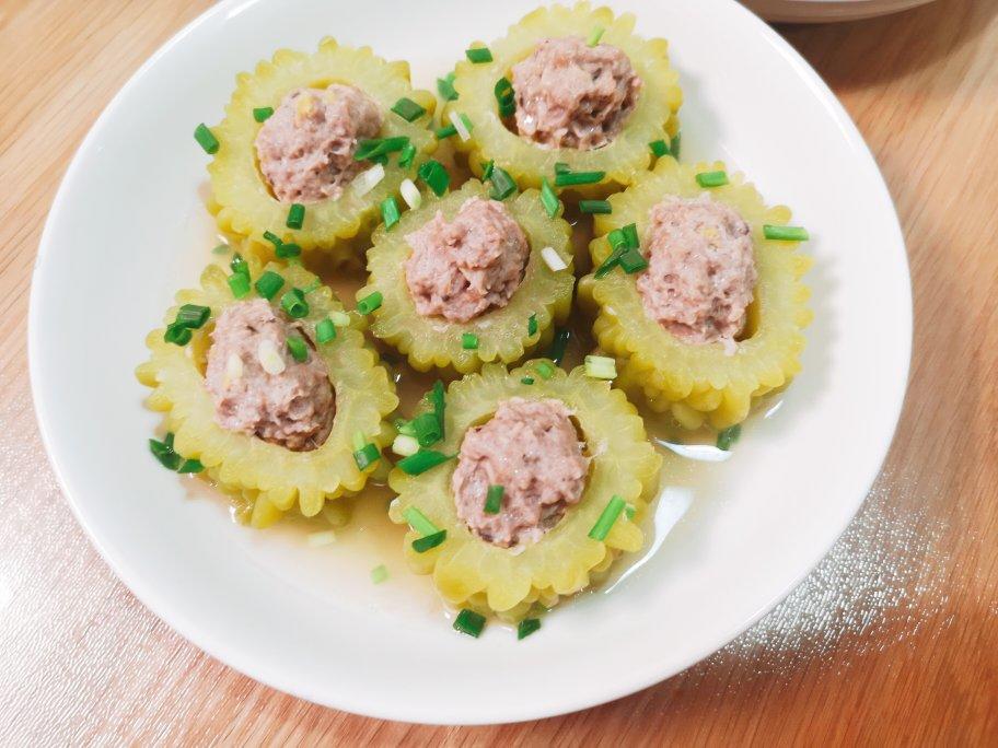 清热解暑的 ✨苦瓜酿牛肉✨ 好吃又不苦❗️关键是还不上火‼️