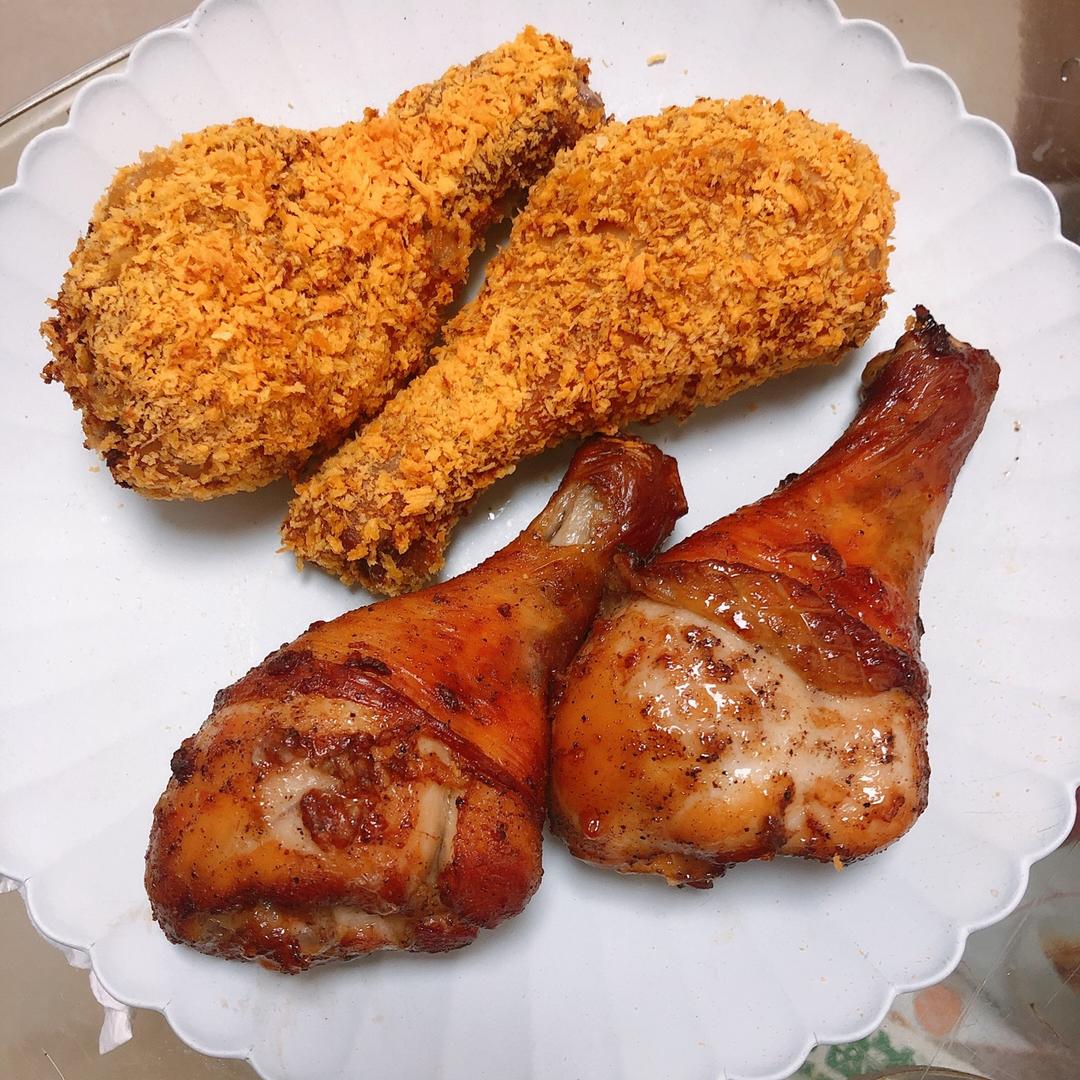 空气炸鸡翅-无油万岁