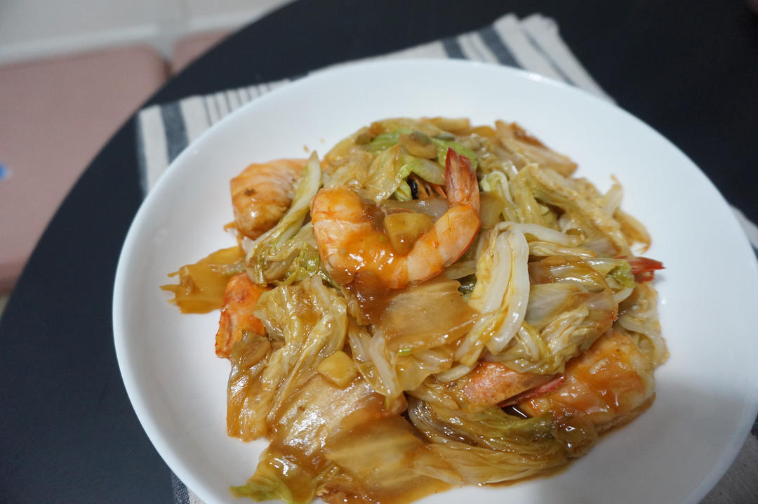 鲁式“四勺”白菜虾