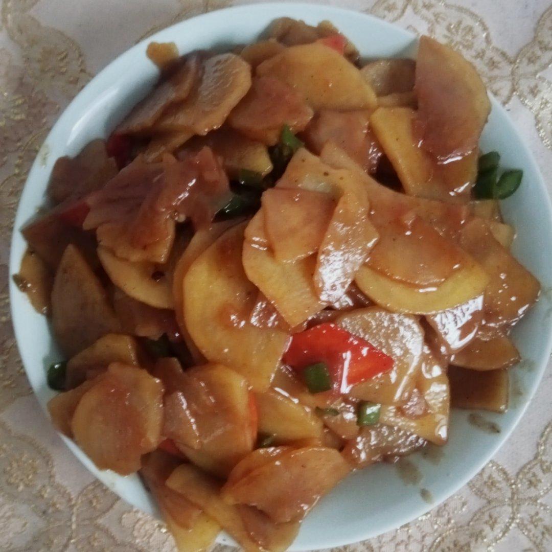 家常炒土豆片
