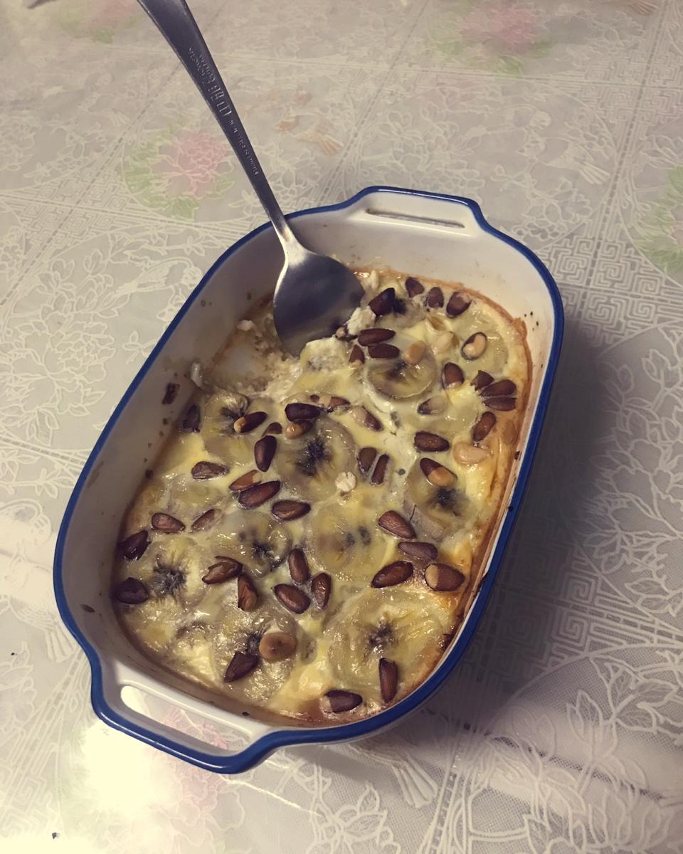 香蕉烤燕麦