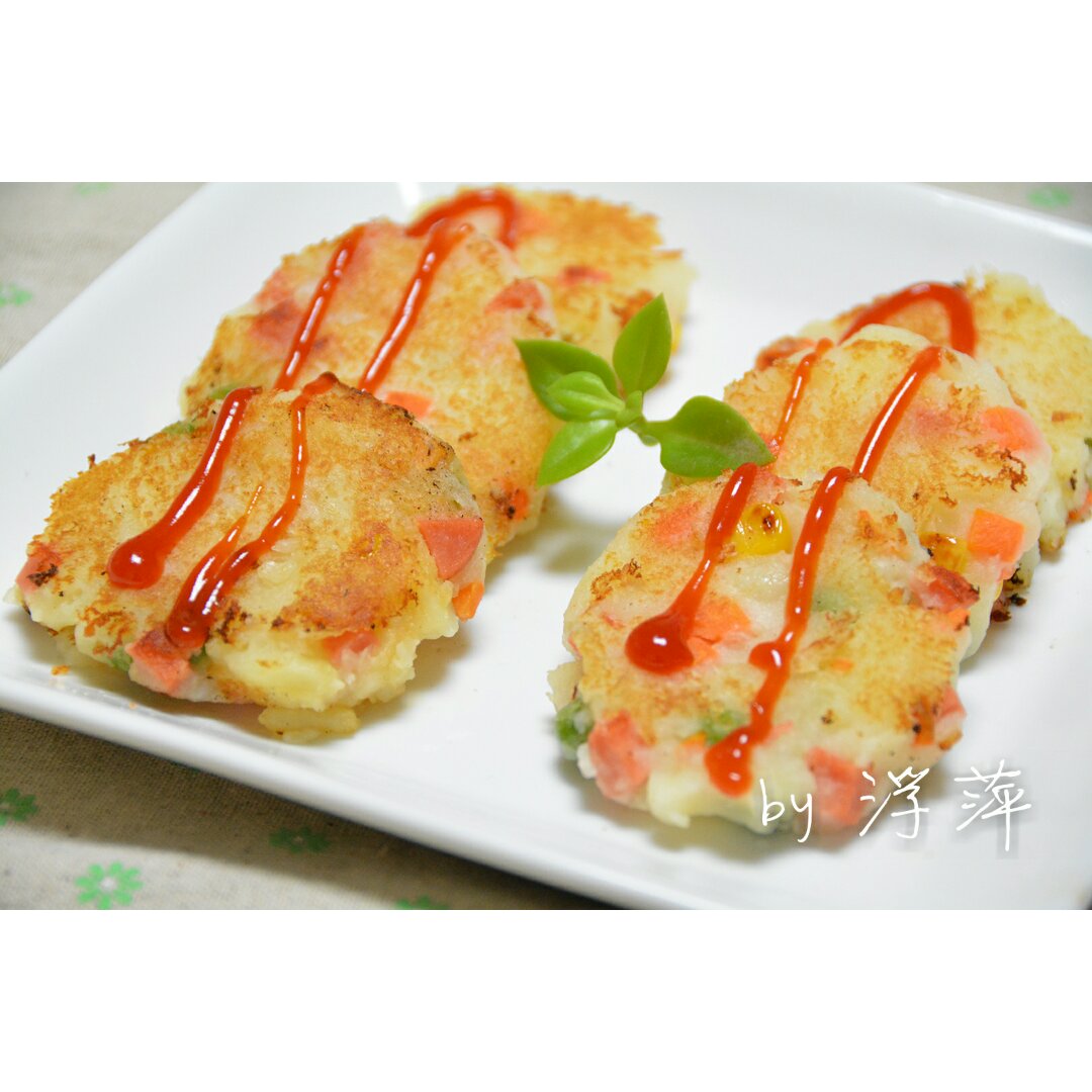 土豆火腿早餐饼