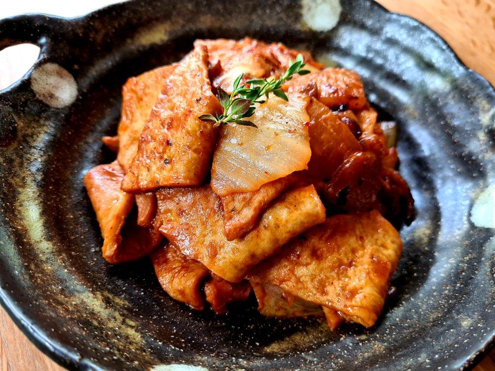 【吃一口仿佛置身韩国街头的 | 辣白菜炒鱼饼图片】maryluke_下厨房