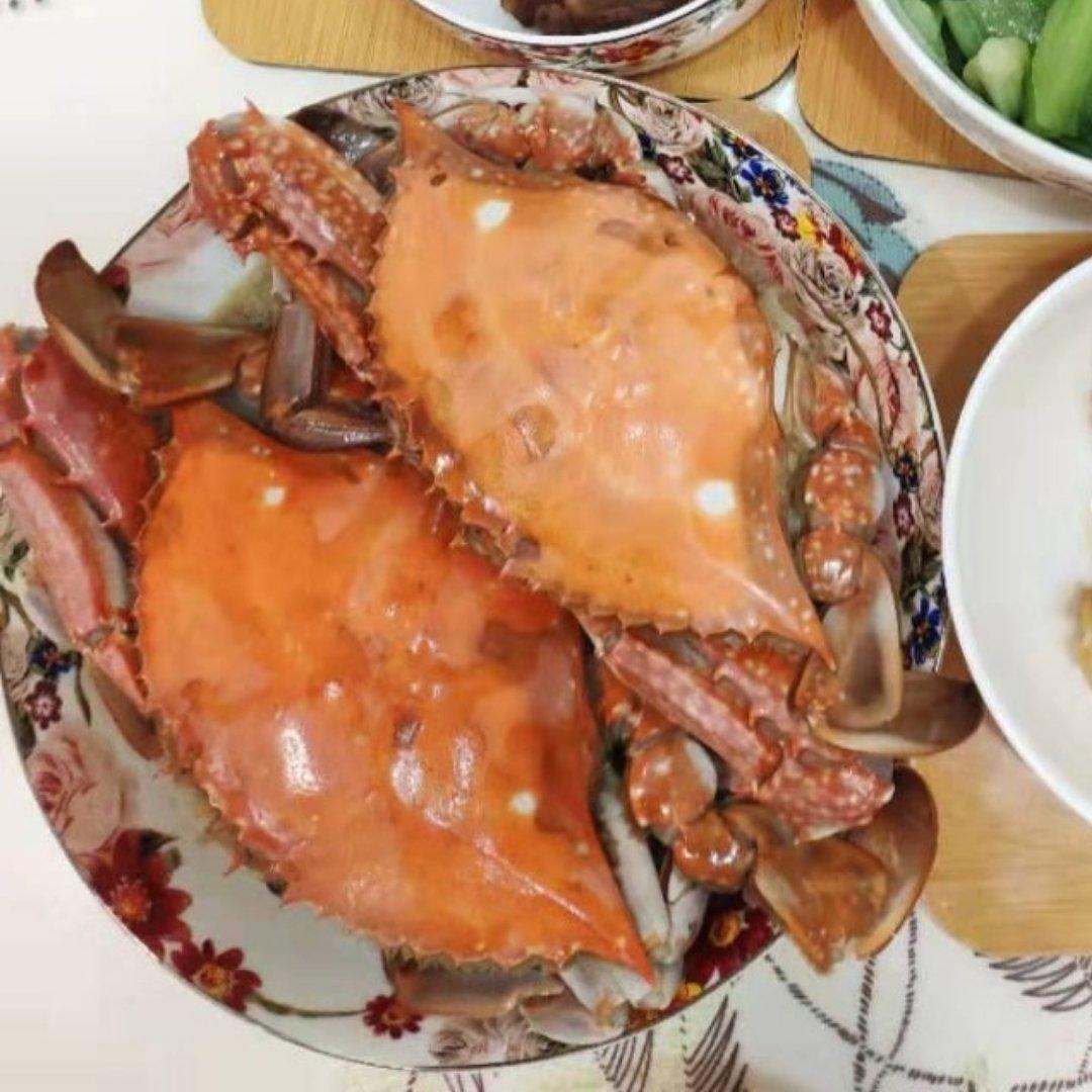 清蒸梭子蟹