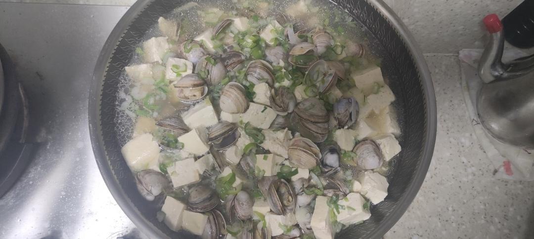 超级鲜美的白蛤豆腐汤