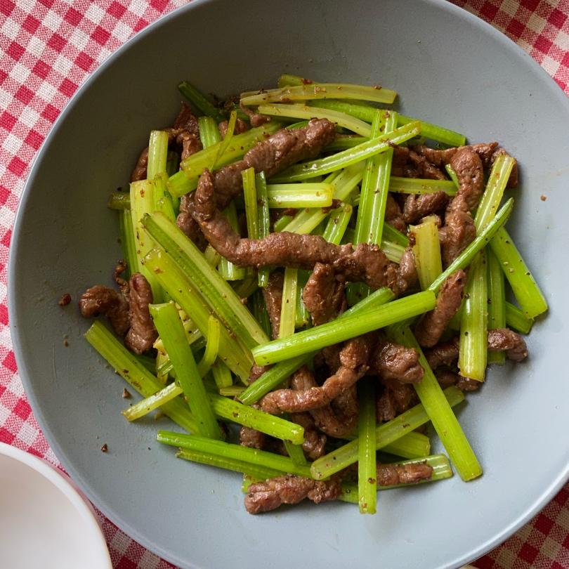 芹菜牛肉末「下饭神器」