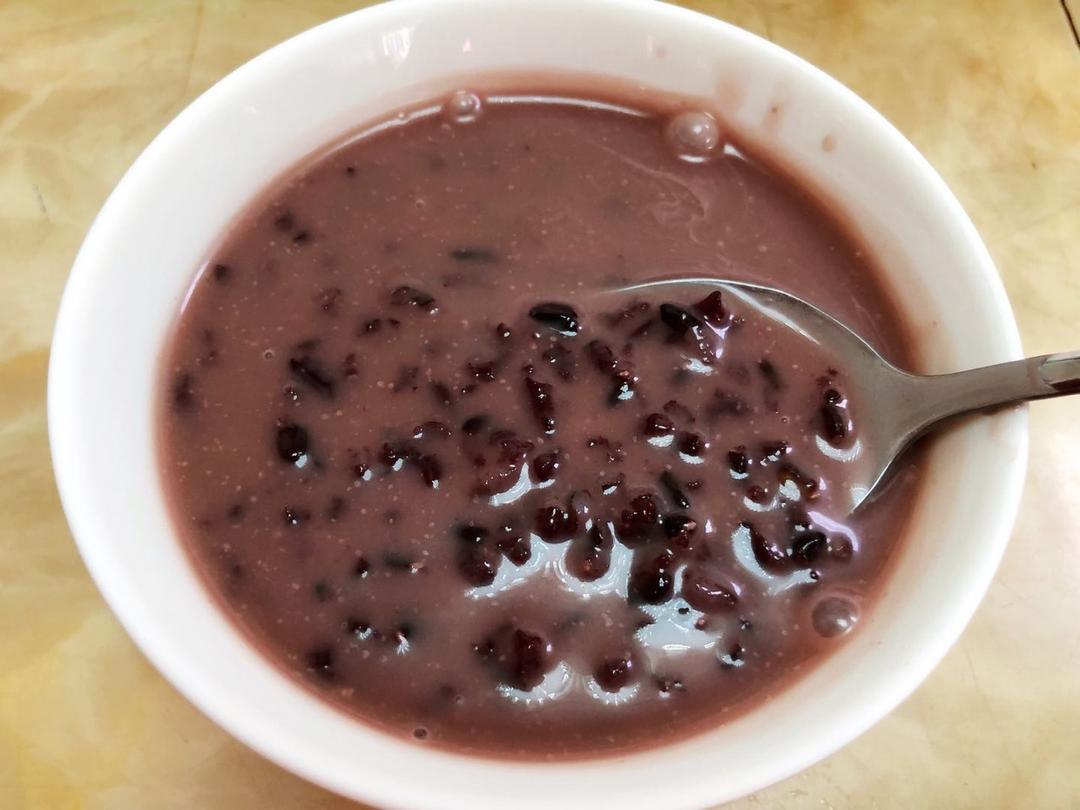 joven做的椰汁黑糯米