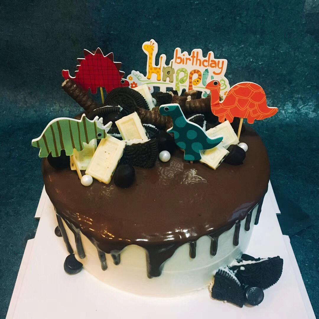 摩卡漩涡树桩造型蛋糕卷