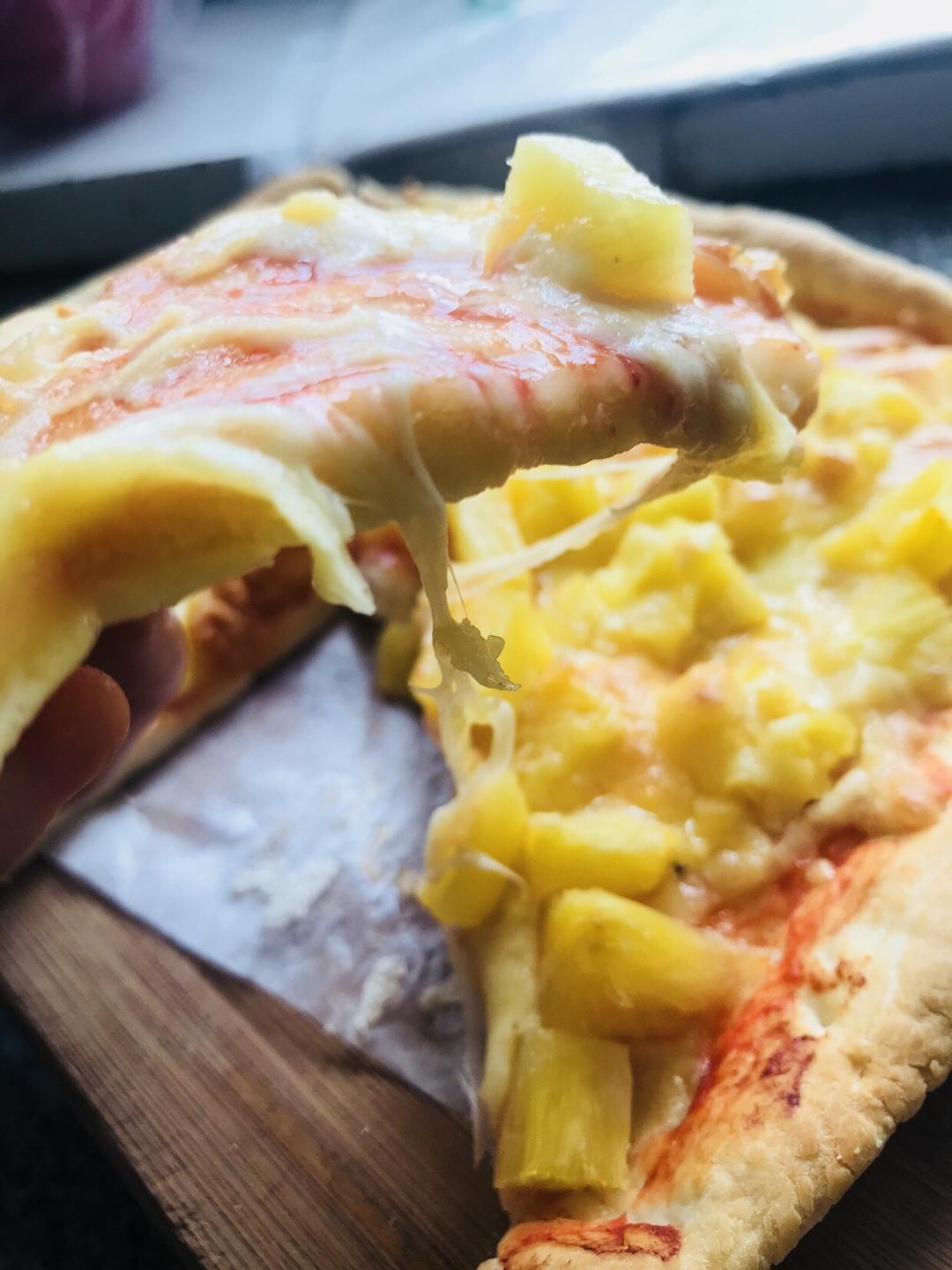 菠萝披萨的做法