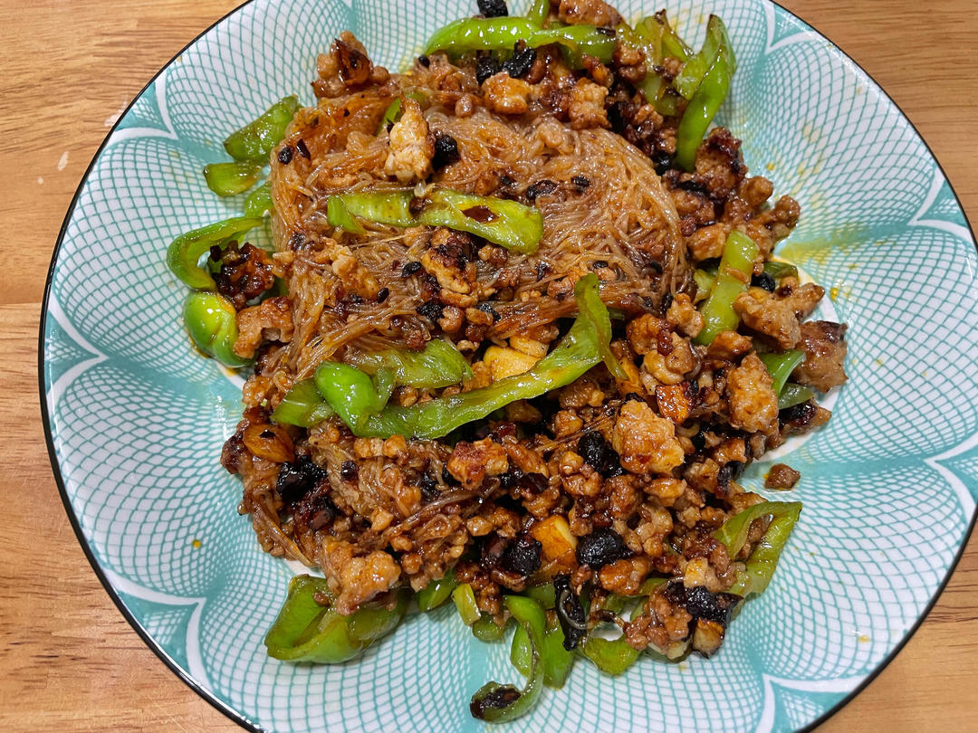 肉末炒粉丝