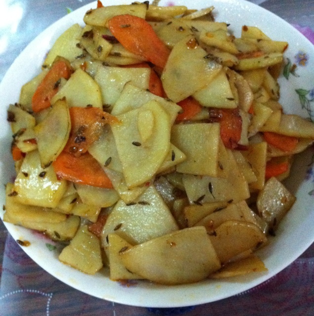 孜然洋葱土豆片