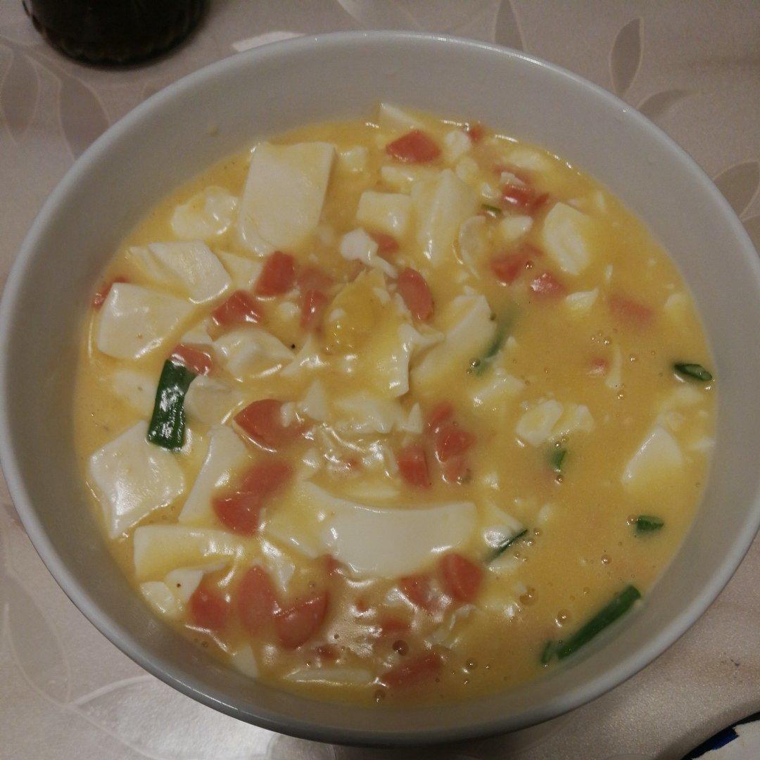 咸蛋烧豆腐～～孩子爱吃的下饭菜！