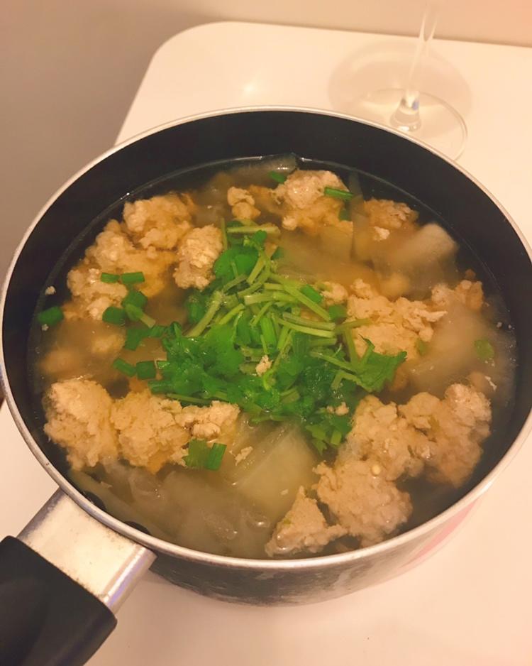 冬瓜汆丸子汤
