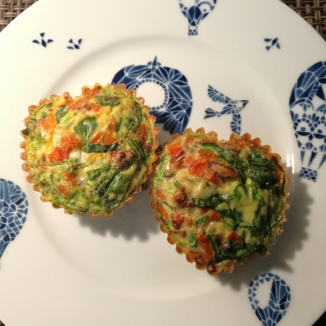 早餐鸡蛋杯cupcake Frittata