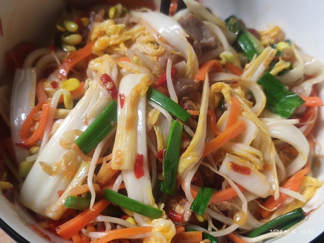 炒豆芽