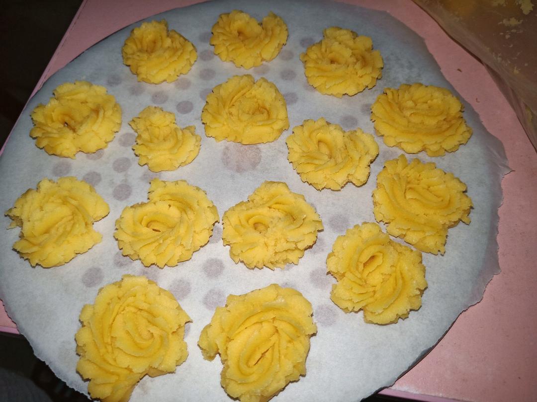 新手黄油曲奇一次成功