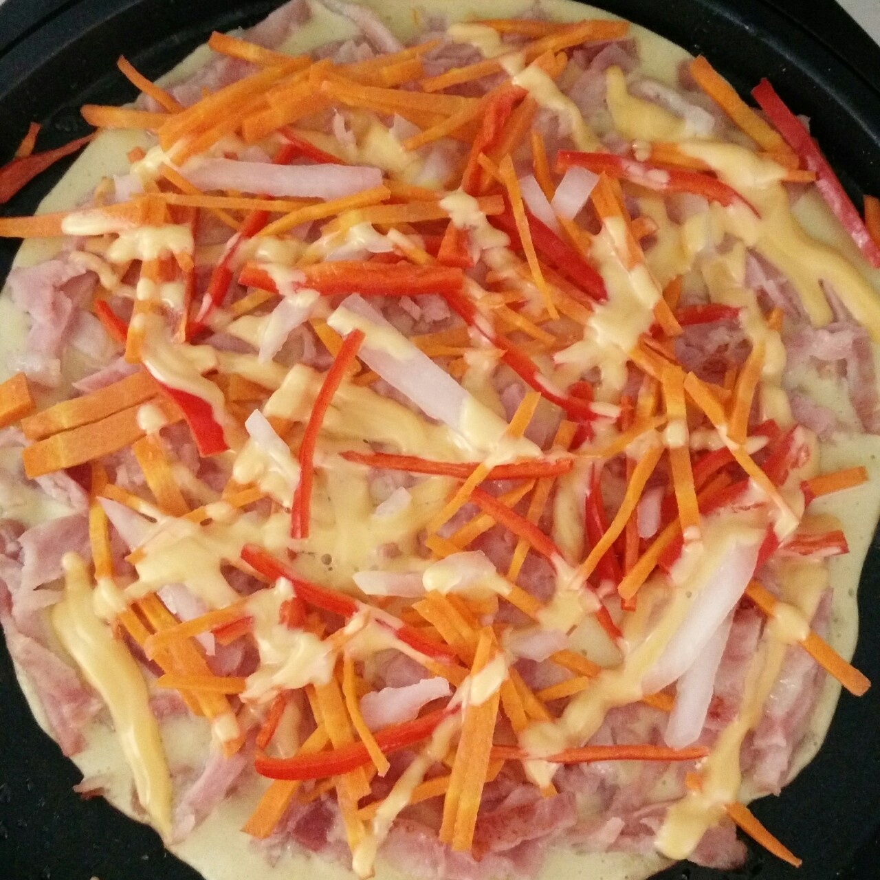 披萨蛋（快速早餐）