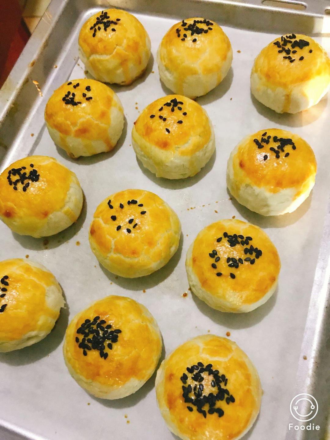 不用揉出膜、不用醒面就能酥掉渣的中式酥皮点心