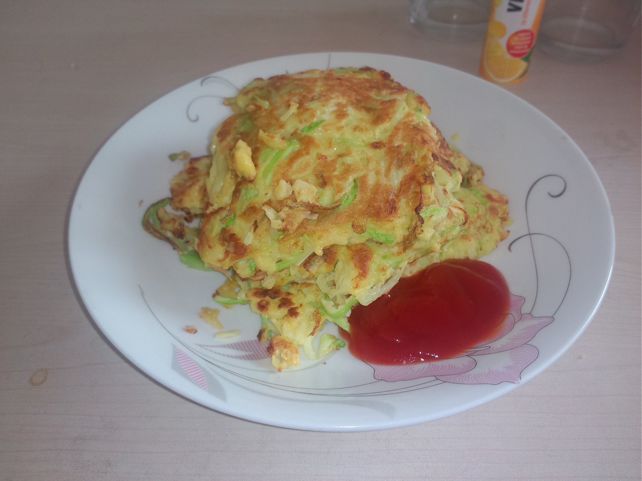 西葫芦鸡蛋饼