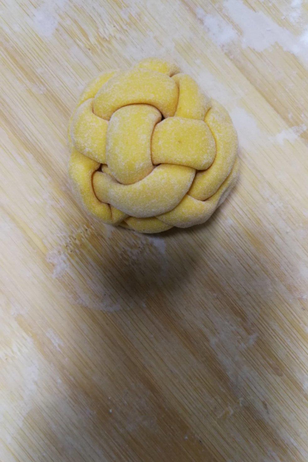 彩色绣球馒头