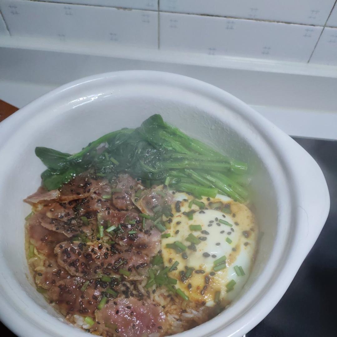 香喷喷的🍲腊肠煲仔饭（砂锅版）超简单神速