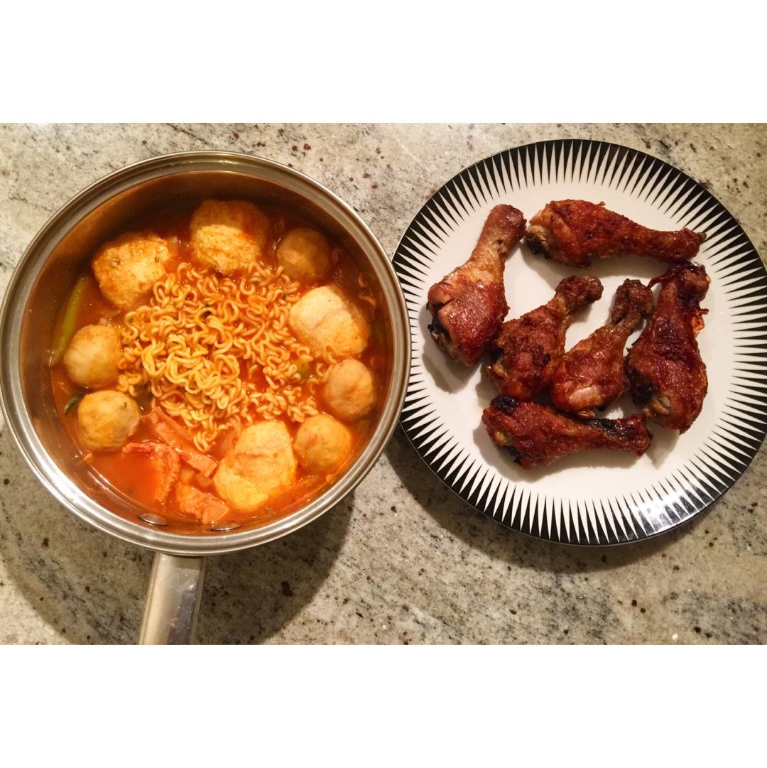韩国部队锅拉面锅（超好吃）
