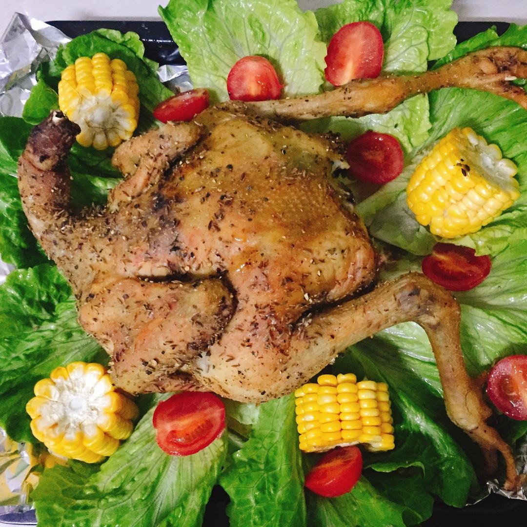 田螺姑娘超级简单不用腌制脆皮烤鸡