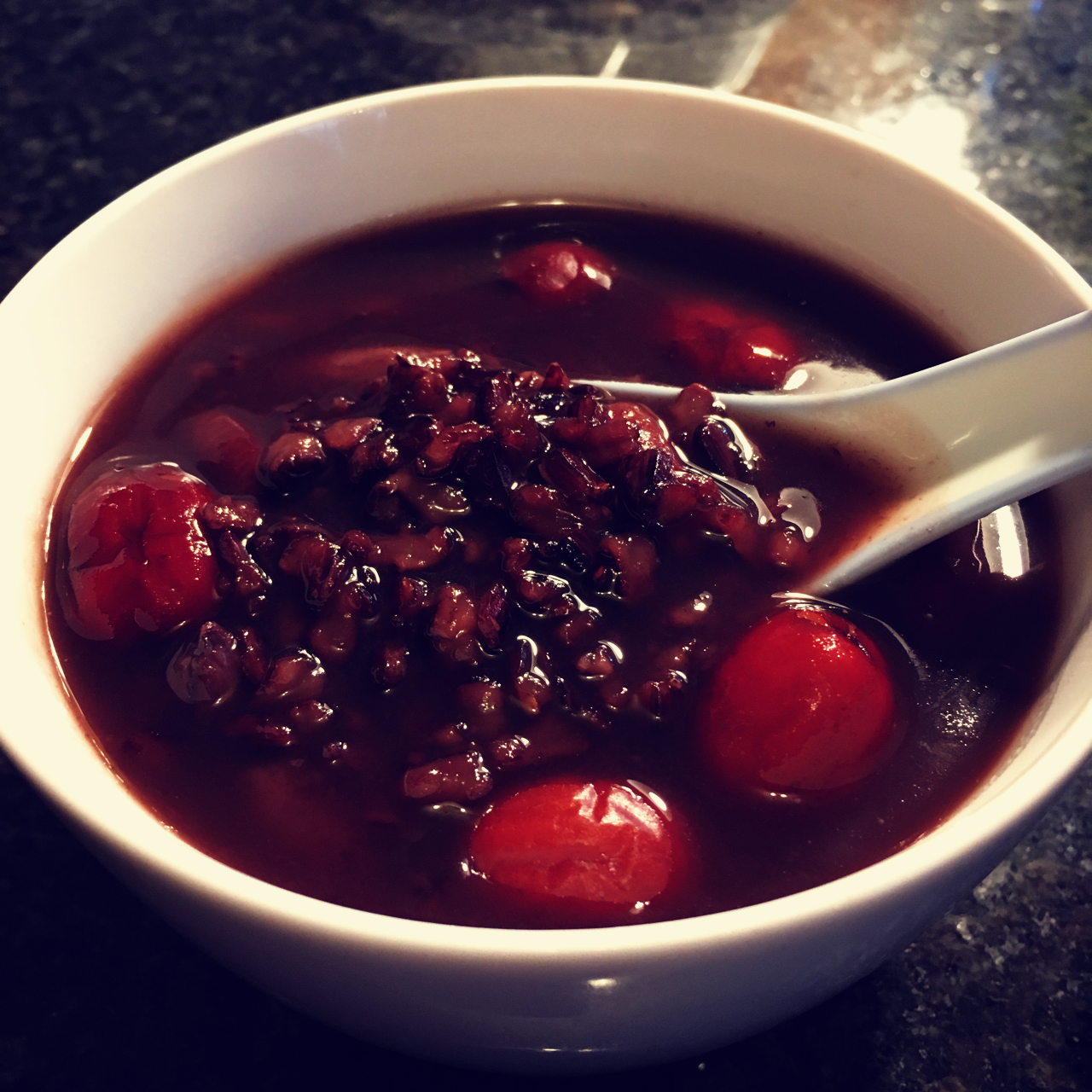 莫口3op0做的四红补血粥