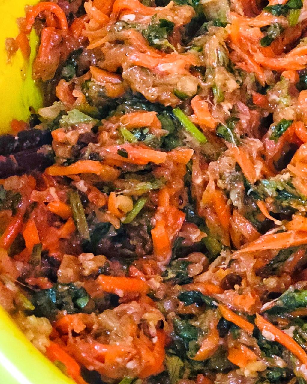 胡萝卜牛肉香菜饺子