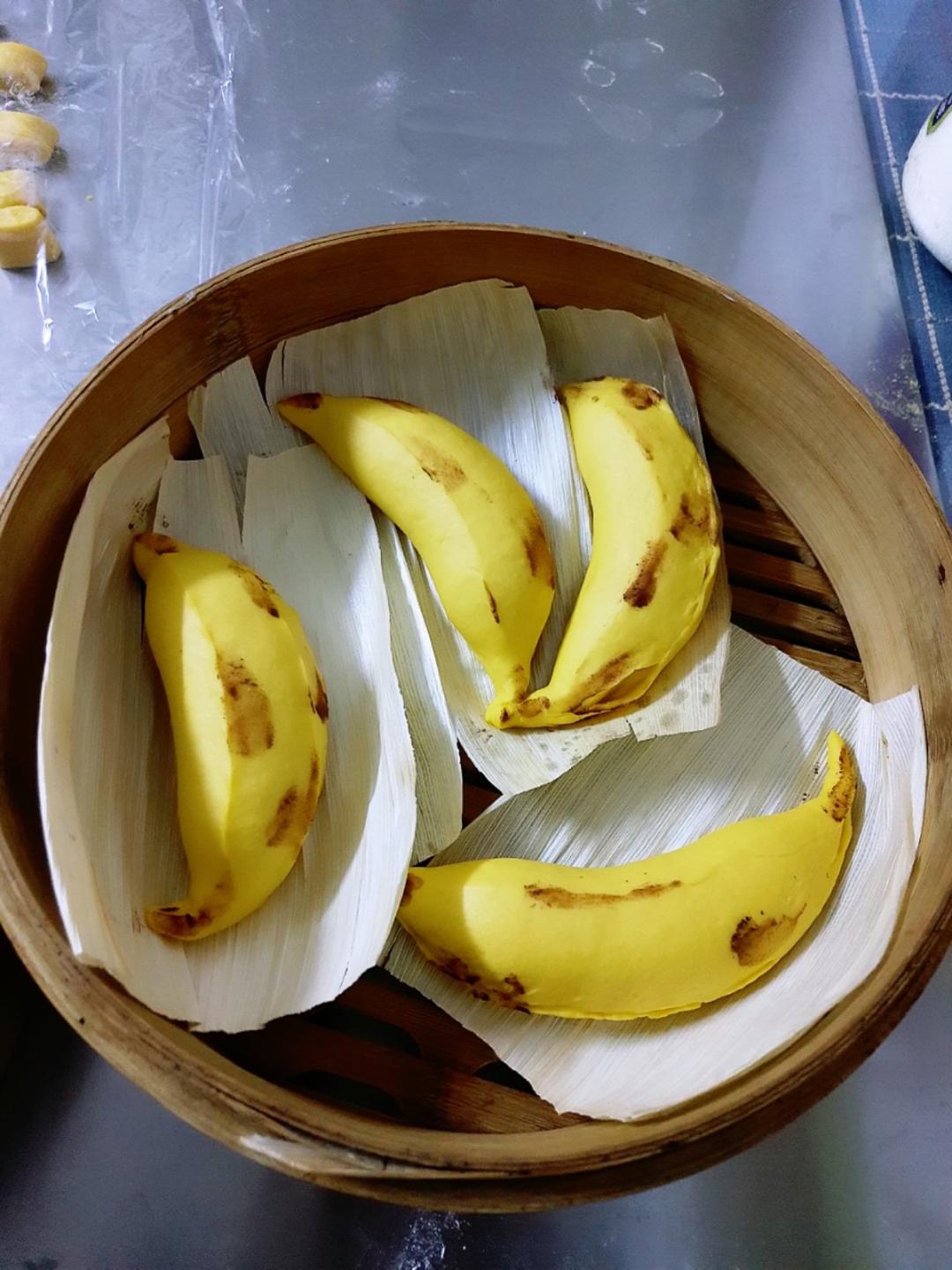 卡通馒头-象形香蕉馒头