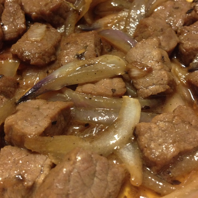 黑蒜子牛肉粒